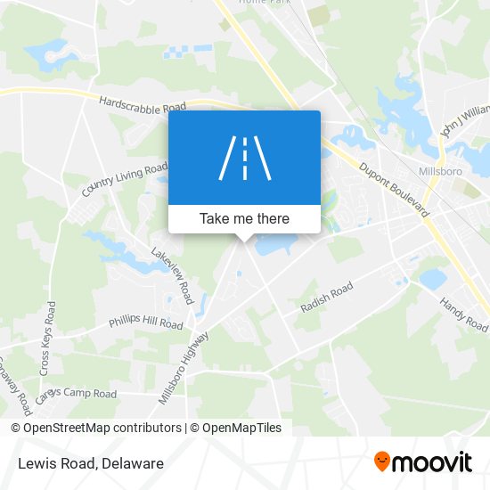 Mapa de Lewis Road