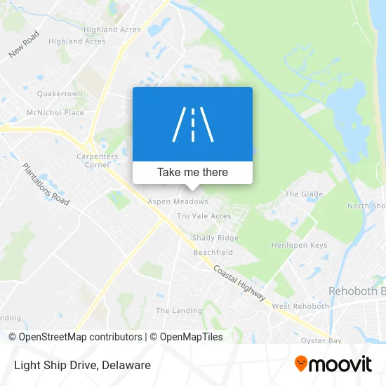 Light Ship Drive map