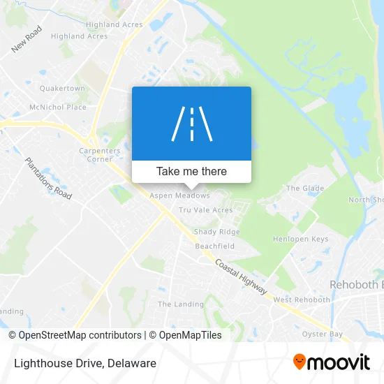 Lighthouse Drive map