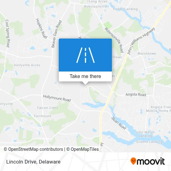 Lincoln Drive map