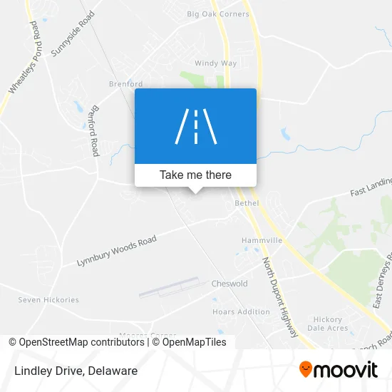 Lindley Drive map
