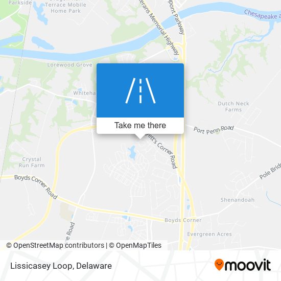 Mapa de Lissicasey Loop