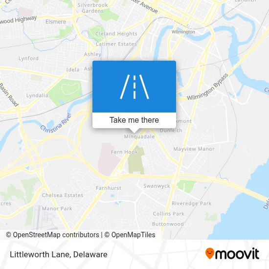 Littleworth Lane map