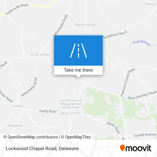 Lockwood Chapel Road map