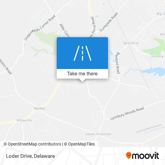 Loder Drive map