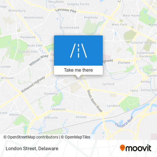 Mapa de London Street