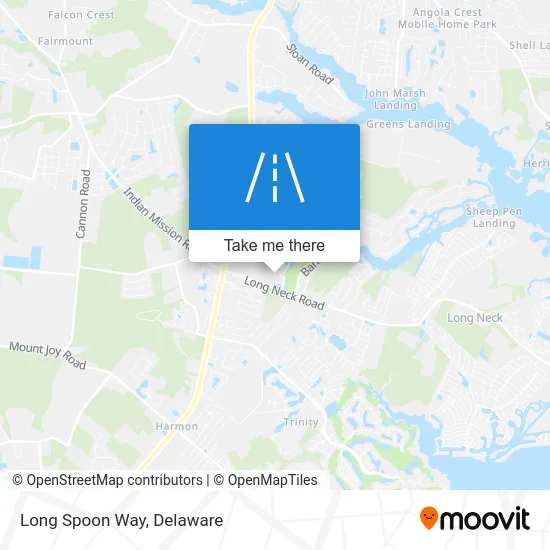 Long Spoon Way map