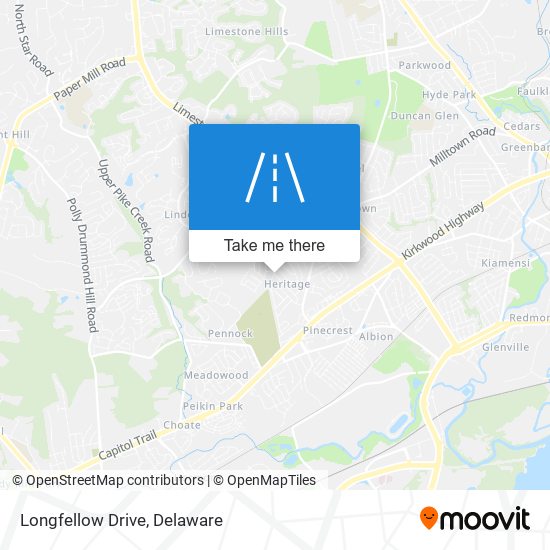 Longfellow Drive map