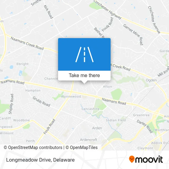 Longmeadow Drive map