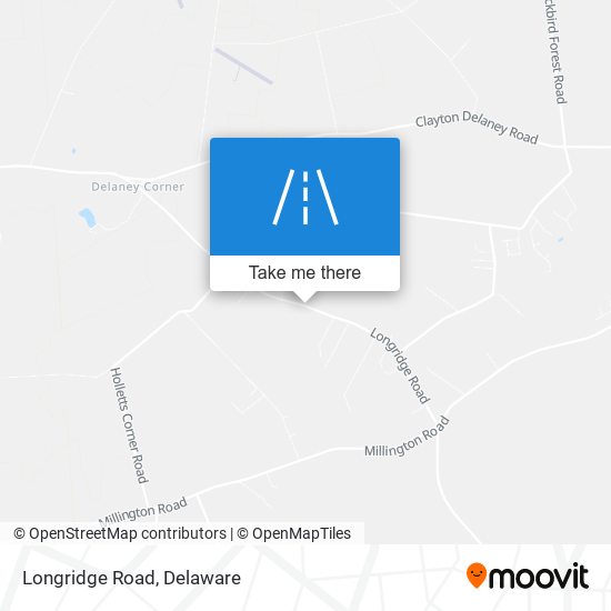 Longridge Road map