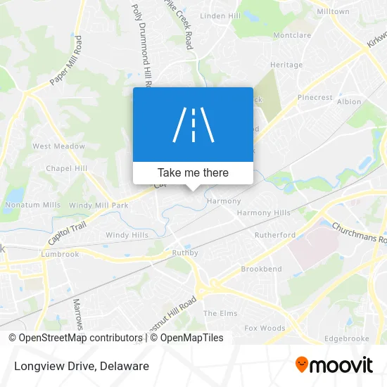 Longview Drive map