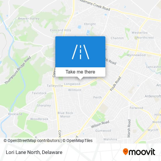 Mapa de Lori Lane North