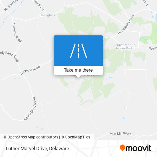 Luther Marvel Drive map