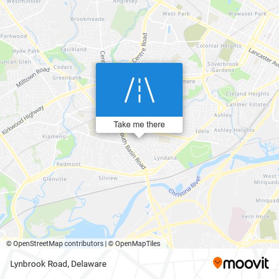 Mapa de Lynbrook Road