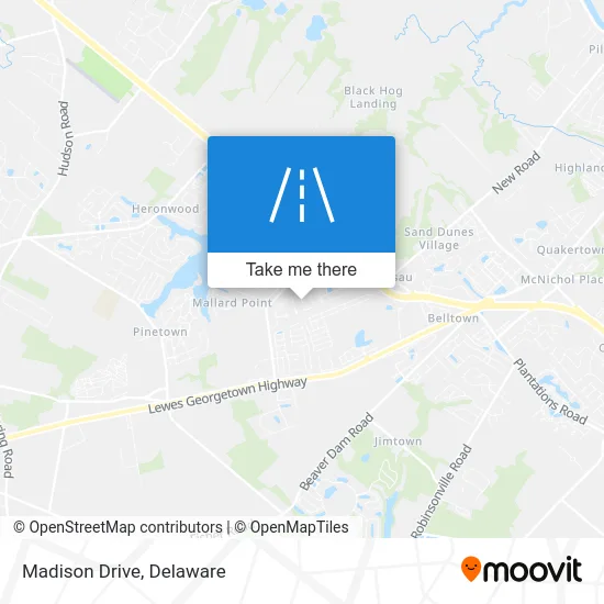 Madison Drive map