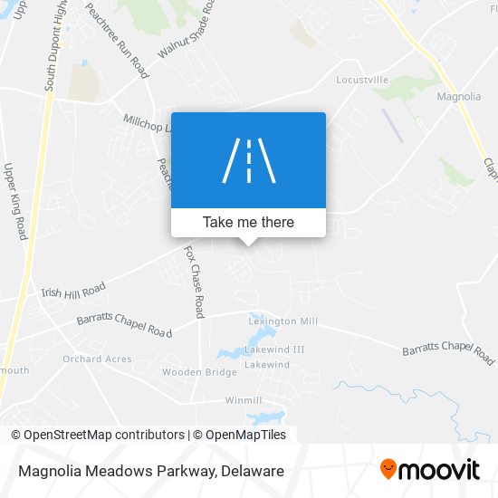 Mapa de Magnolia Meadows Parkway