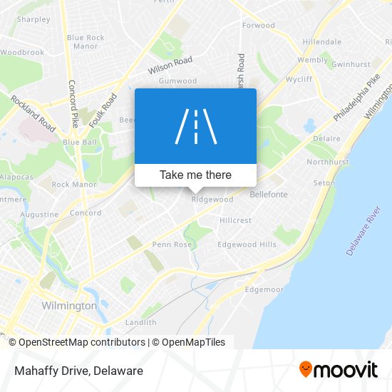 Mahaffy Drive map