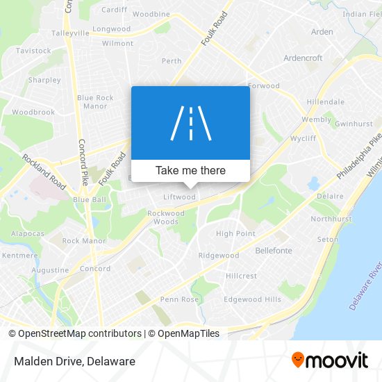 Mapa de Malden Drive