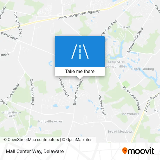 Mall Center Way map