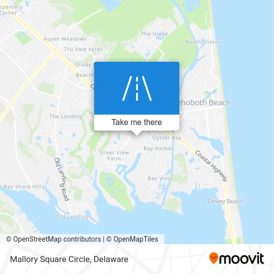 Mallory Square Circle map