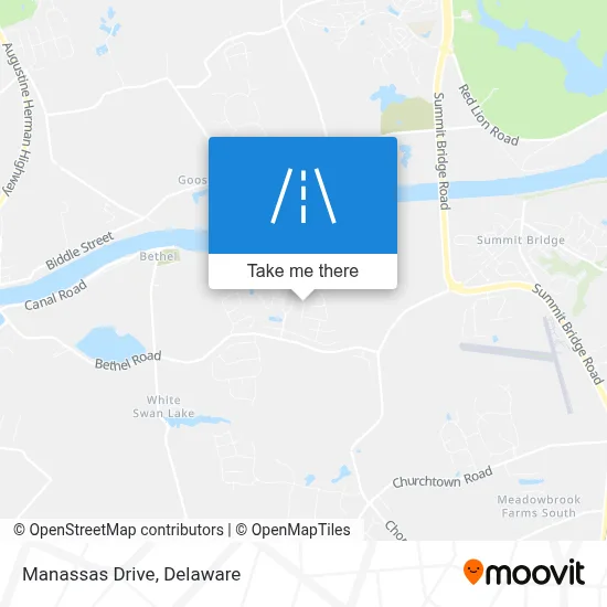 Manassas Drive map