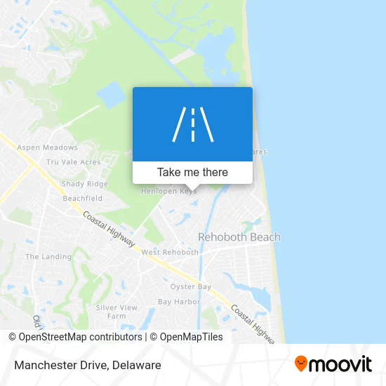 Manchester Drive map