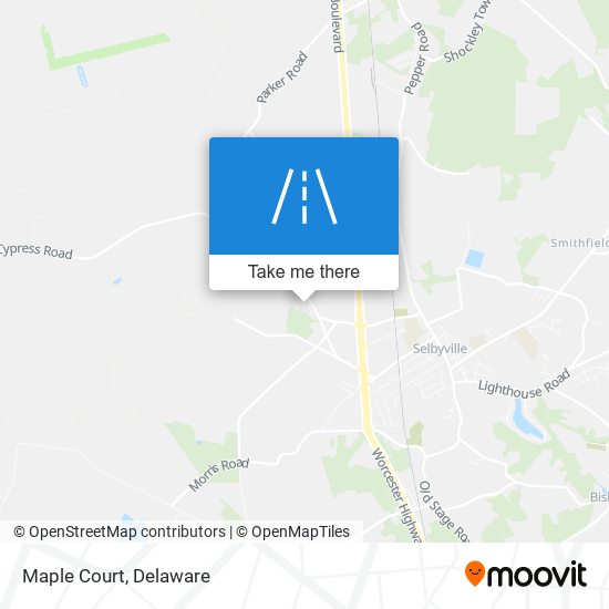 Mapa de Maple Court