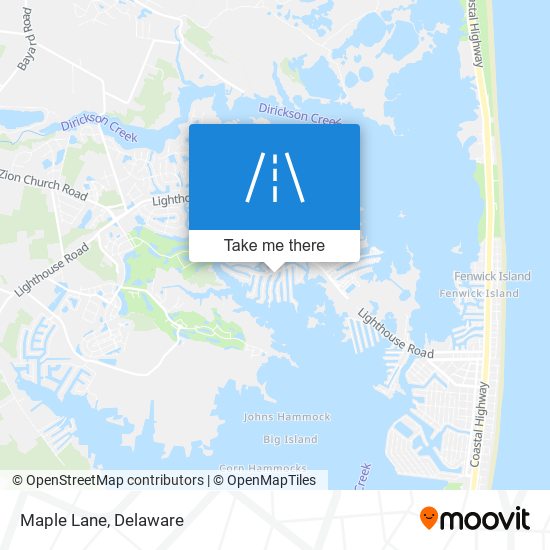 Mapa de Maple Lane