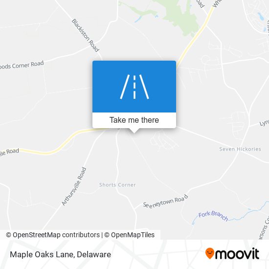 Mapa de Maple Oaks Lane