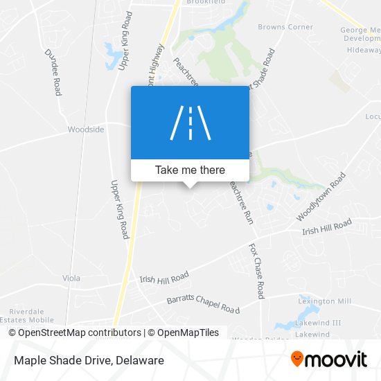 Mapa de Maple Shade Drive