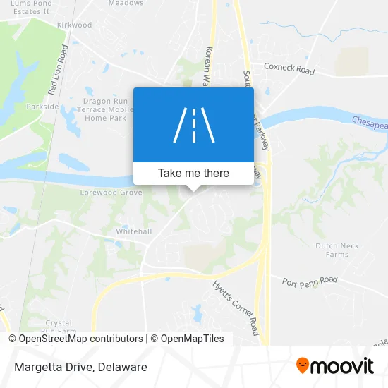 Margetta Drive map