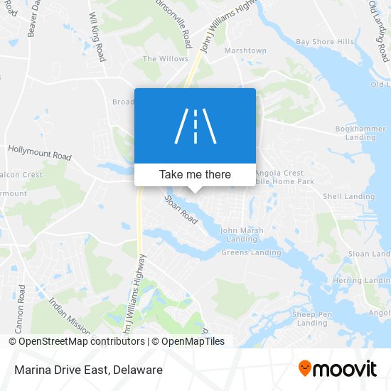 Marina Drive East map