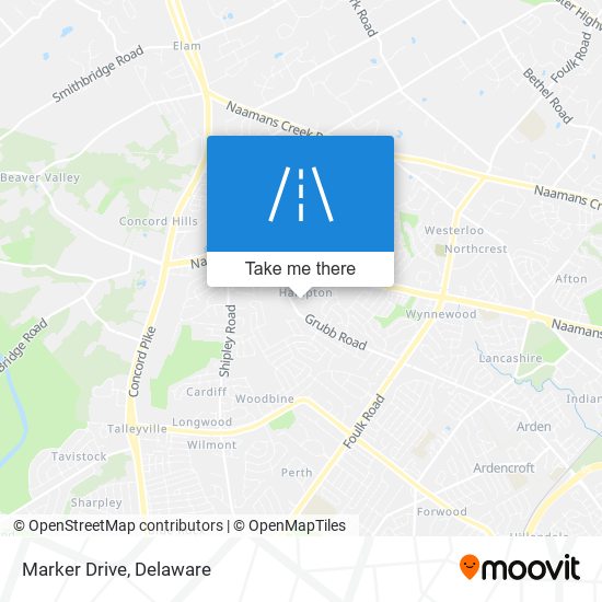 Mapa de Marker Drive