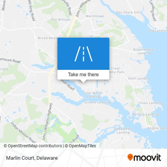 Mapa de Marlin Court