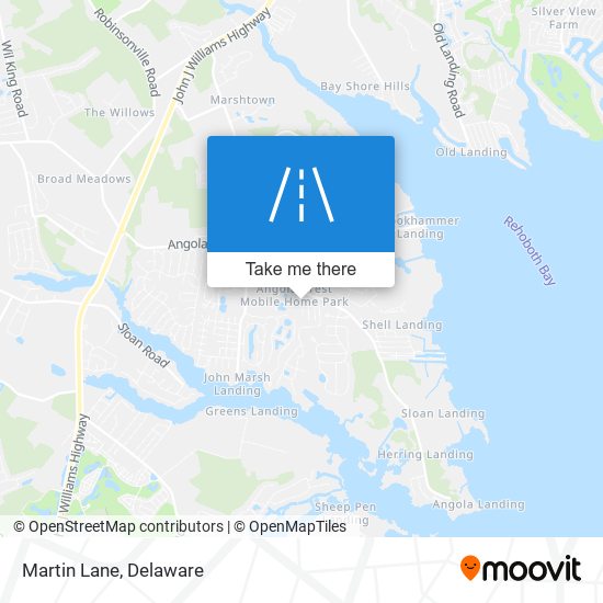 Mapa de Martin Lane