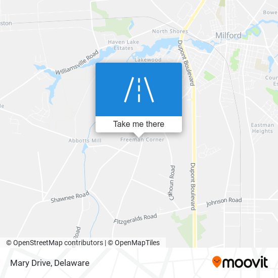 Mary Drive map