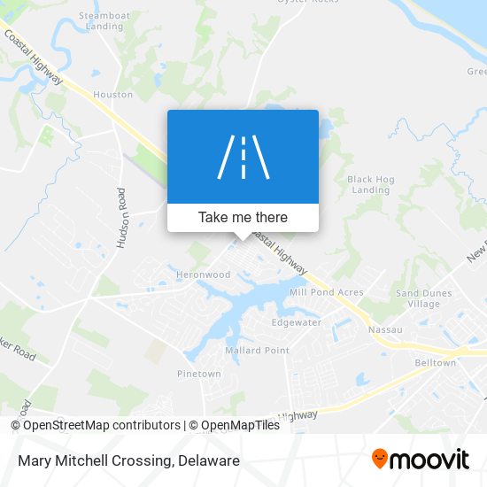 Mary Mitchell Crossing map