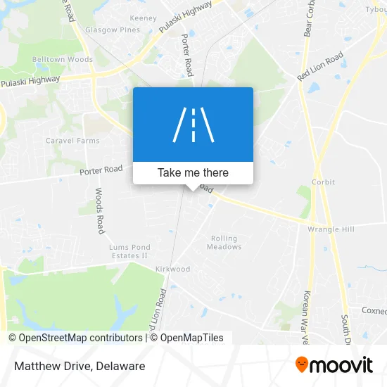 Matthew Drive map
