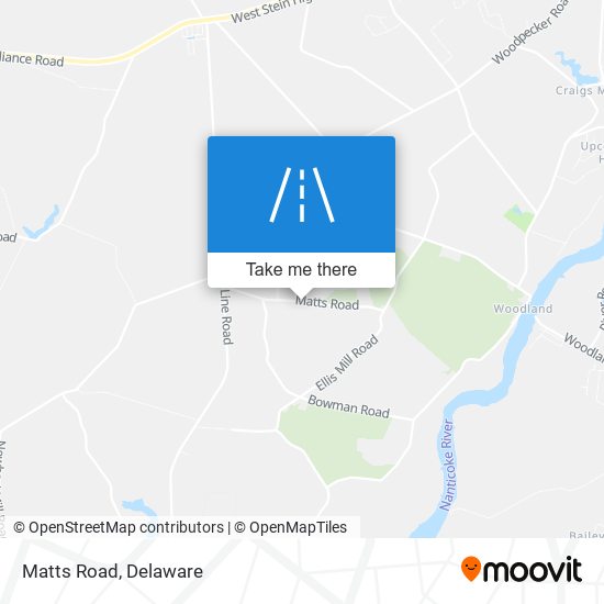 Mapa de Matts Road