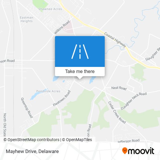 Mayhew Drive map