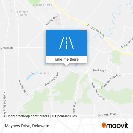 Mayhew Drive map