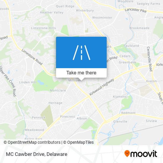 Mapa de MC Cawber Drive