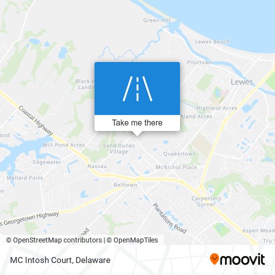 Mapa de MC Intosh Court