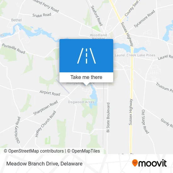 Meadow Branch Drive map