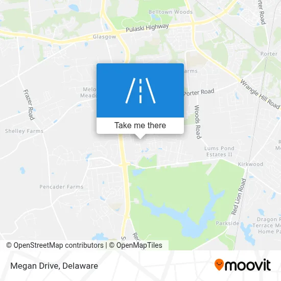 Megan Drive map