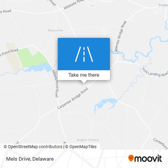 Mapa de Mels Drive