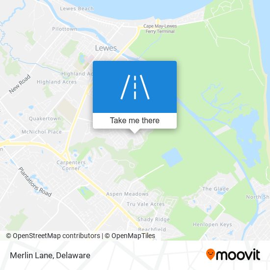 Mapa de Merlin Lane