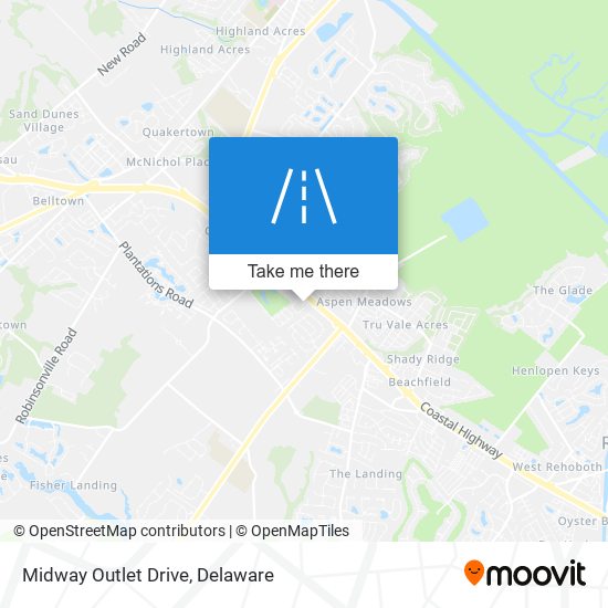 Mapa de Midway Outlet Drive