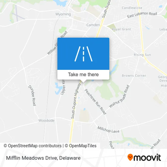 Mifflin Meadows Drive map