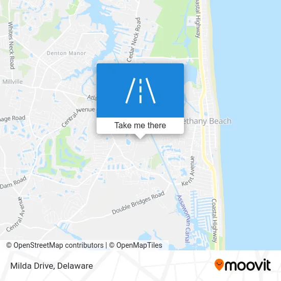 Milda Drive map